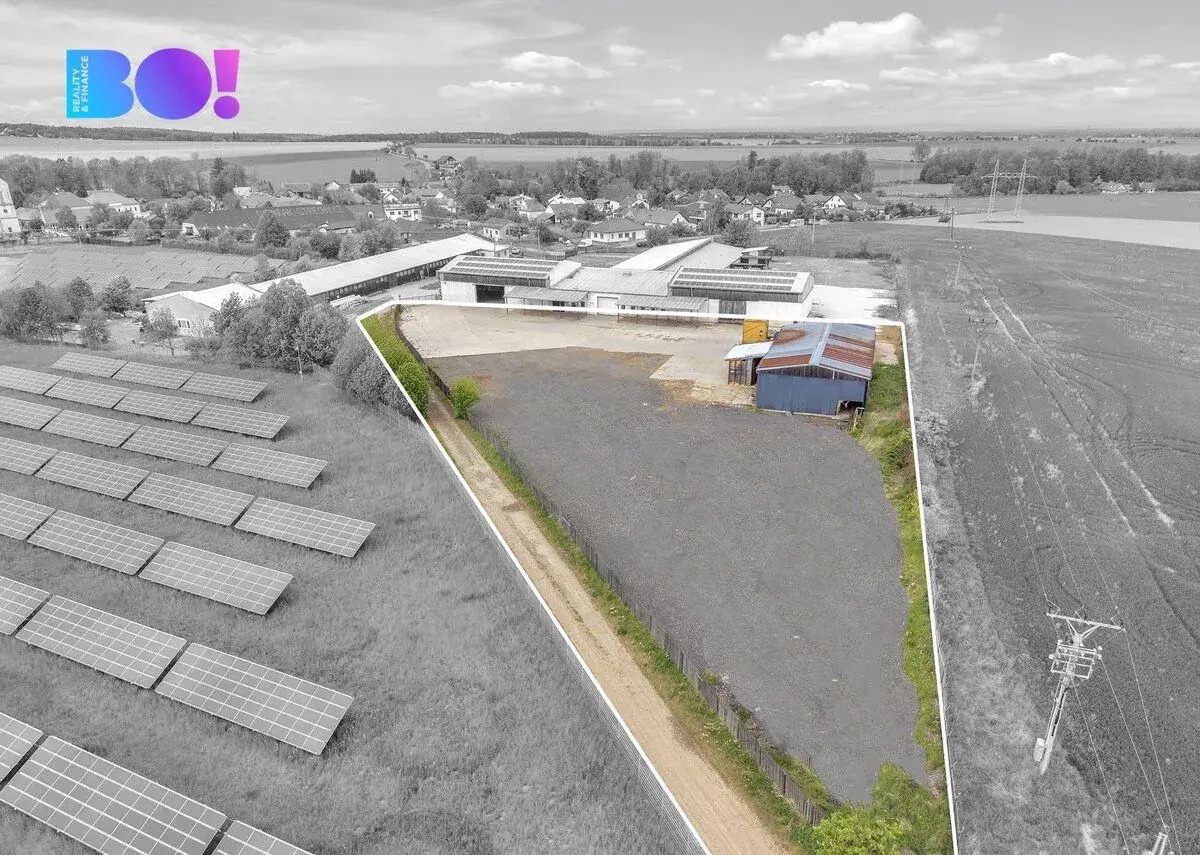 Pronájem výrobně-obchodního areálu s katrem 4.426 m² – Moraš
