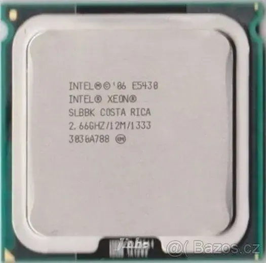 Ctyrjadro Intel Xeon E5430, socket 775, 4x 2,66 Ghz