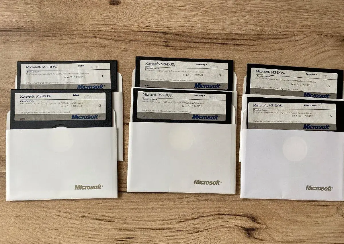 Instalační diskety MS-DOS 4.01