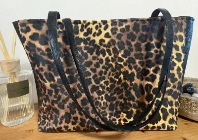 Leopardí kabelka- nová, ručně vyrobená jen 1 kus