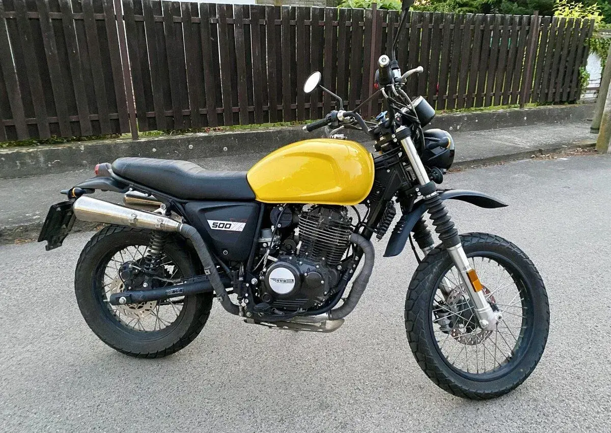 SWM Six Days 500 / Six6 500 — žlutá, odpočet DPH, vintage