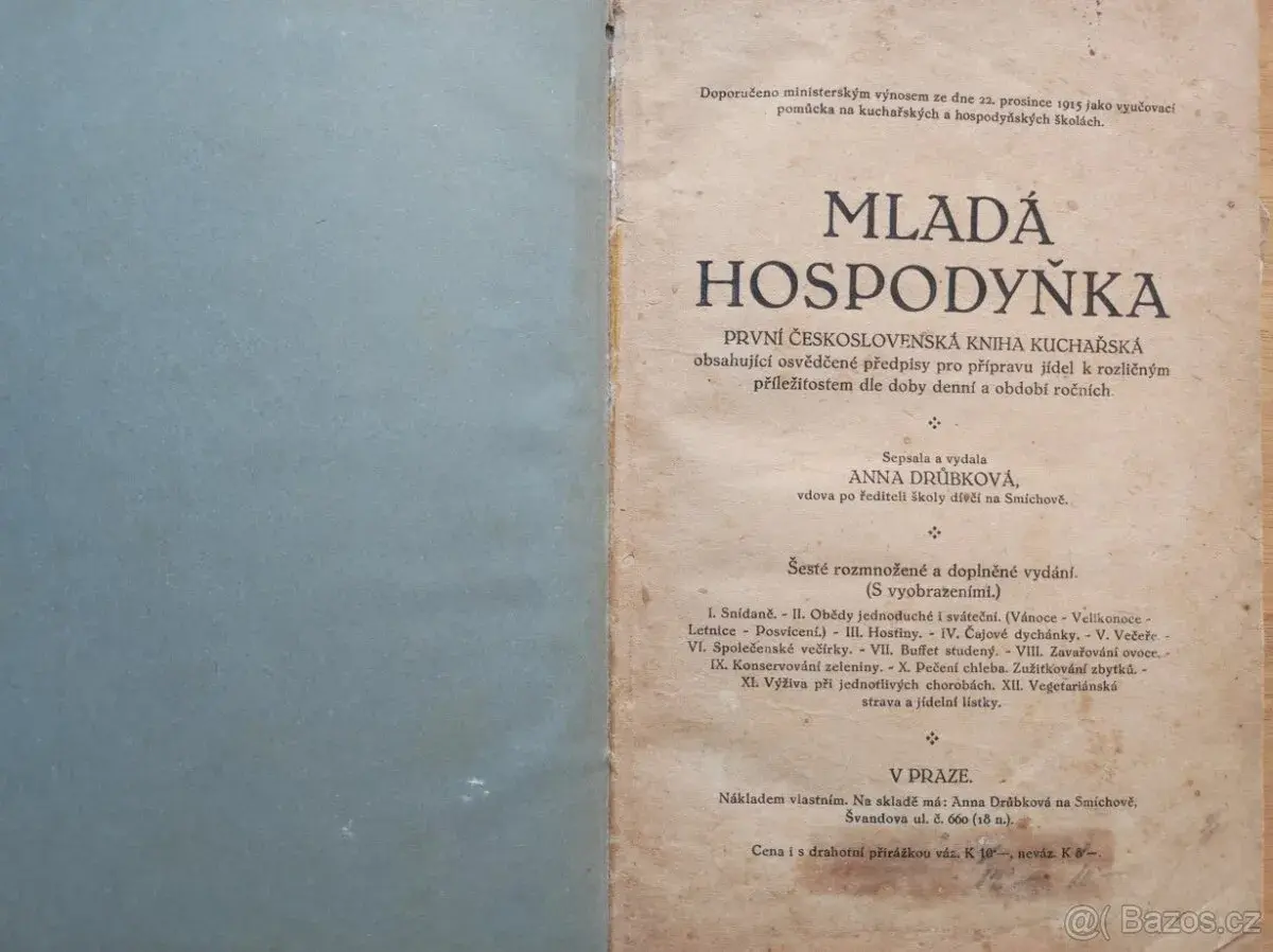 Kuchařská Mladá Hospodyňka – Anna Drůbková