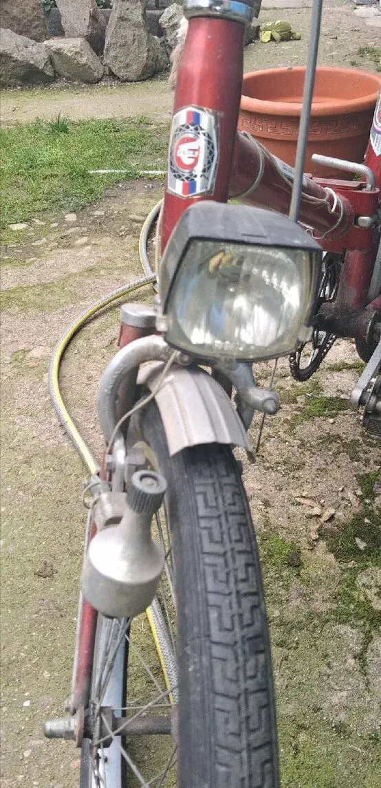 Skládačka retro kolo Eska původní stav