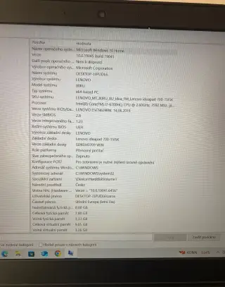 Herní notebook Lenovo Ideapad 700-15ISK / i7 / 8GB RAM / GTX