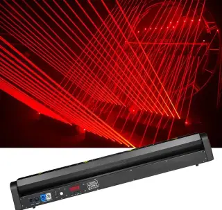 Profesionální laserový BAR (8×500 mW) – světelný efekt, DMX