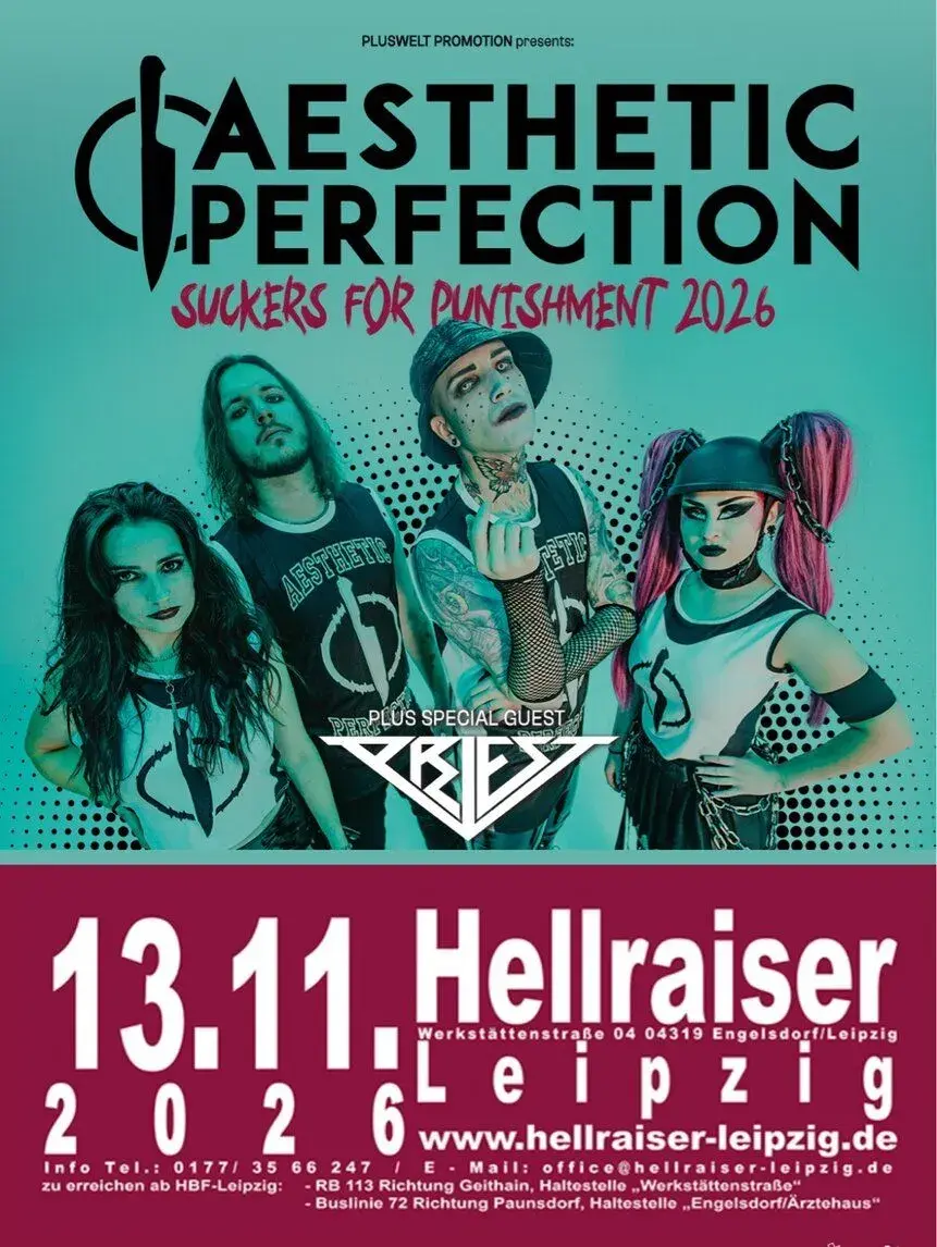 2 x vstupenka Aesthetic Perfection 13.11.2026 Leipzig