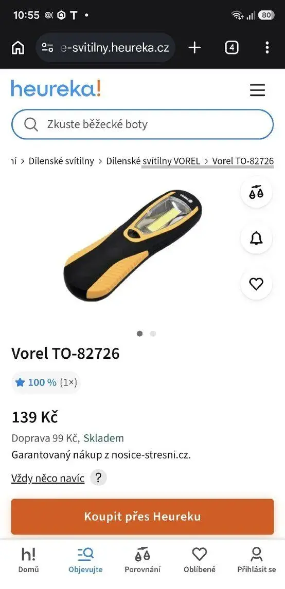 Svítilna Vorel