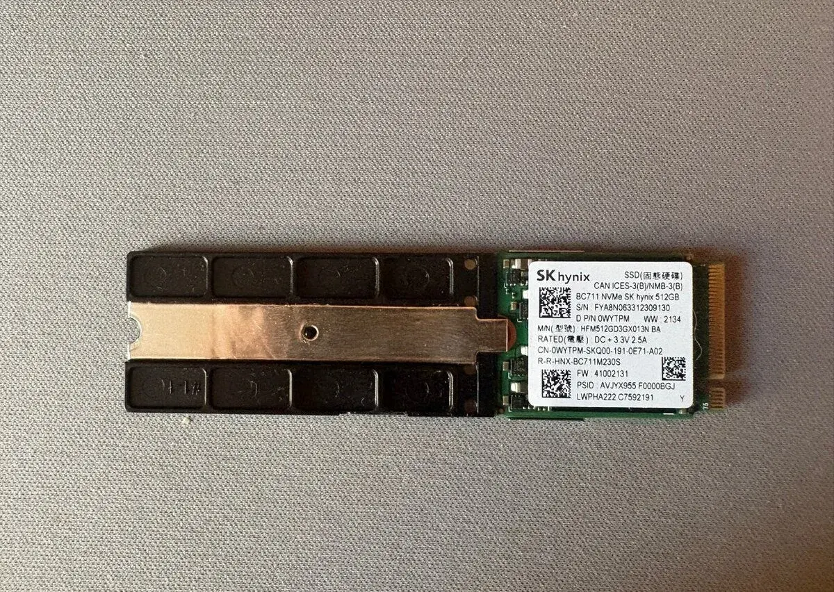 Zánovní SSD SK Hynix BC711 (512 GB) NVMe M.2