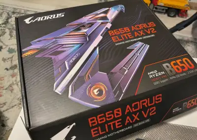 B650 AORUS ELITE AX V2 + Ryzen 5 9600X + SSD (záruka)