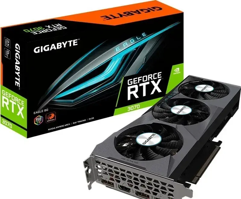 Gigabyte GeForce RTX 3070 EAGLE 8G, 8 GB GDDR6