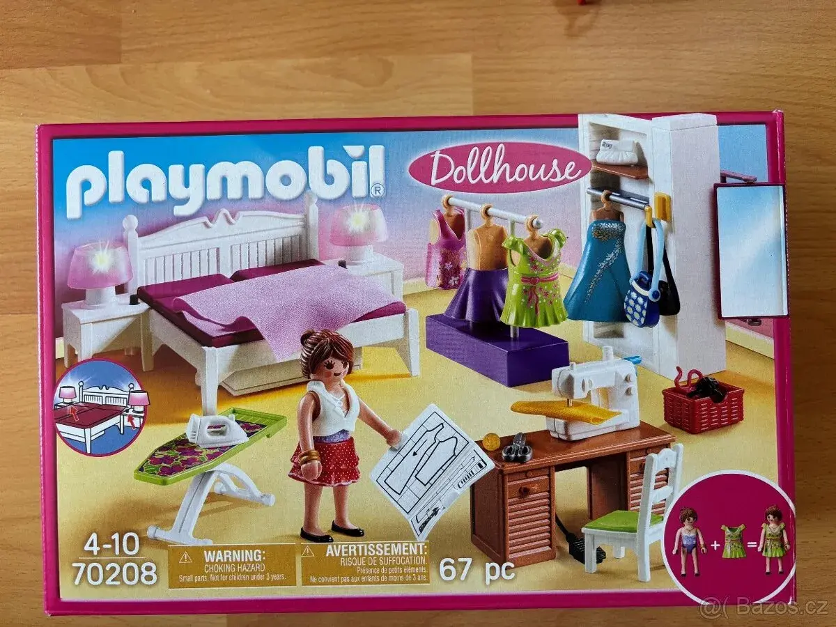 Playmobil - Ložnice se šicím koutkem - 70208