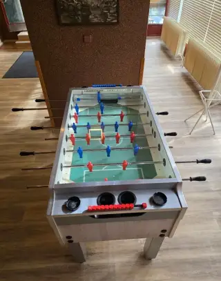 Stolní fotbal Garlando s mincovníkem