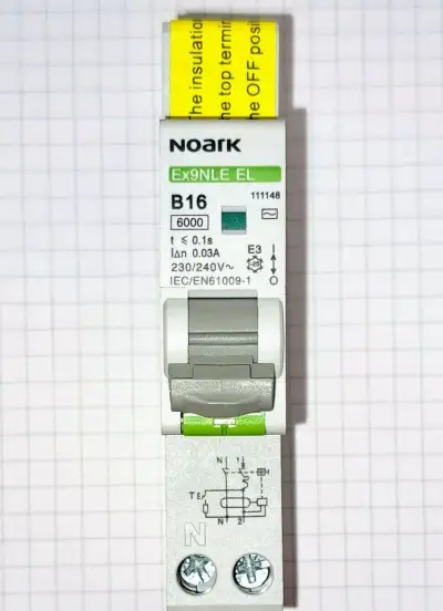 Kombi chránič Noark (111148) B16 AC 30mA
