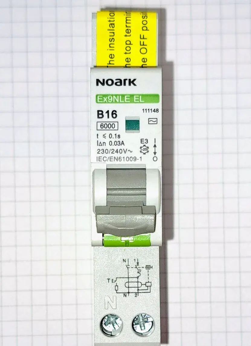 Kombi chránič Noark (111148) B16 AC 30mA
