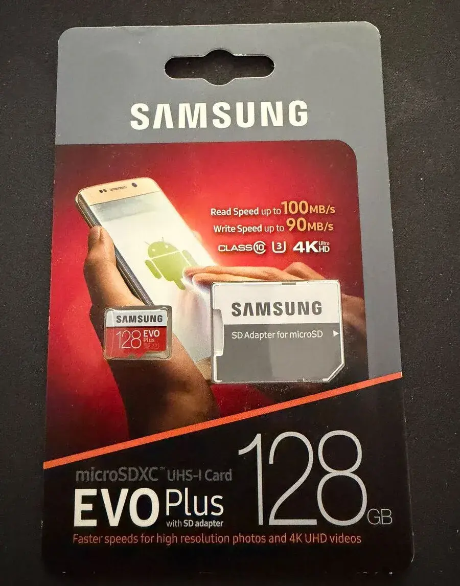 NOVÁ microSDXC Samsung EVO Plus 128GB (Zápis 90MB/s)