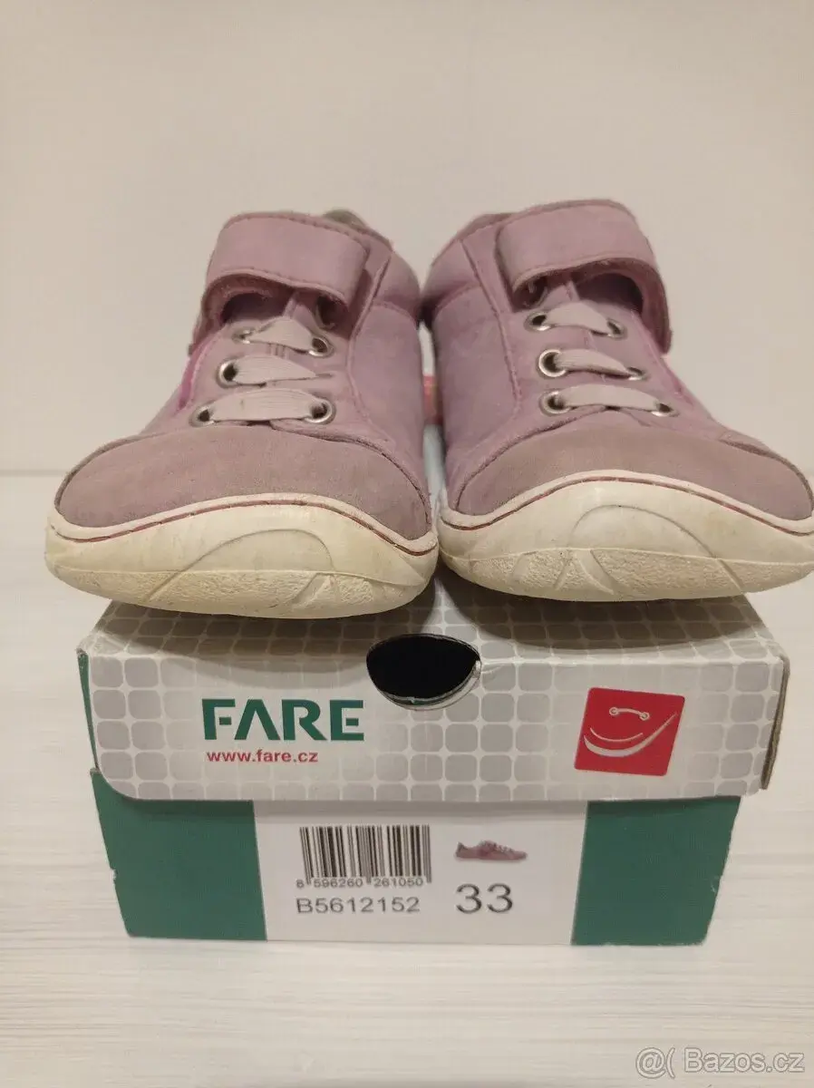 Dětské barefoot celoroční boty Fare - vel. 33