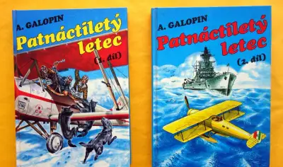 A. Galopin - Patnáctiletý letec 1. + 2. díl/ NEČTENÉ -
