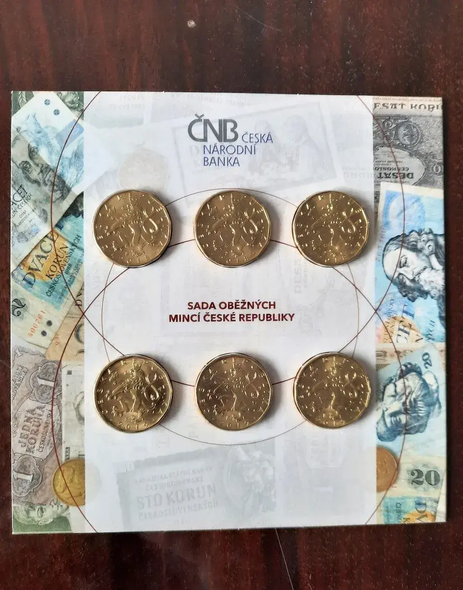 Sada 6x 20Kč - Rok Republiky 2018 / Rok měny 2019