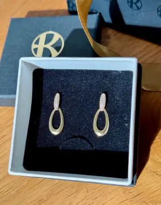 Zlaté náušnice Klenoty Aurum