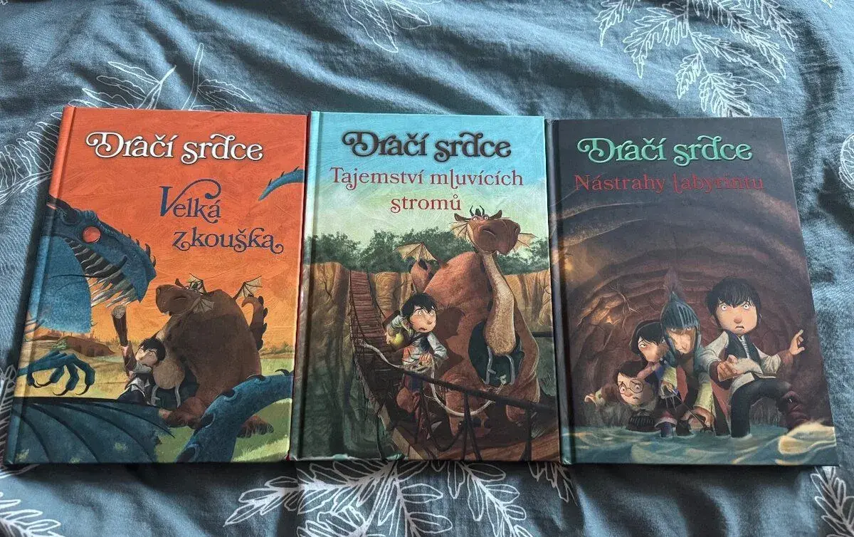 Série knih Dračí srdce (1.-3. díl) - Ana Galánová