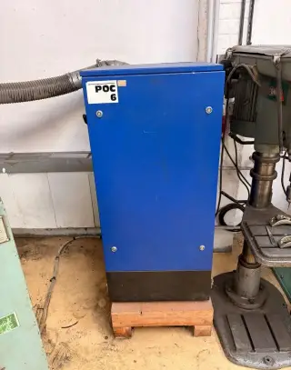 Průmyslový odsavač k pískovacím kabinám/boxům POC 6 (M1)
