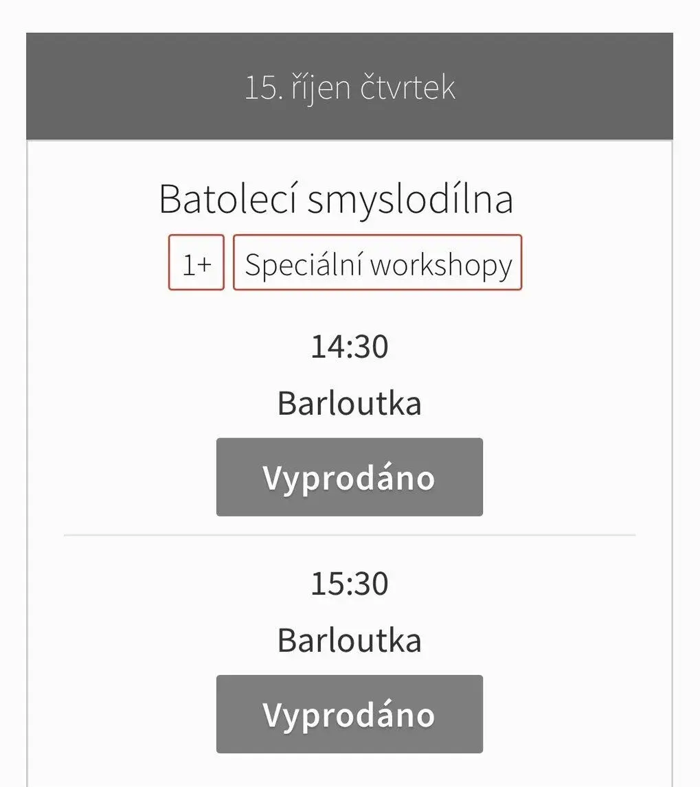 Batolecí smyslodílna 15.10.- divadlo minor
