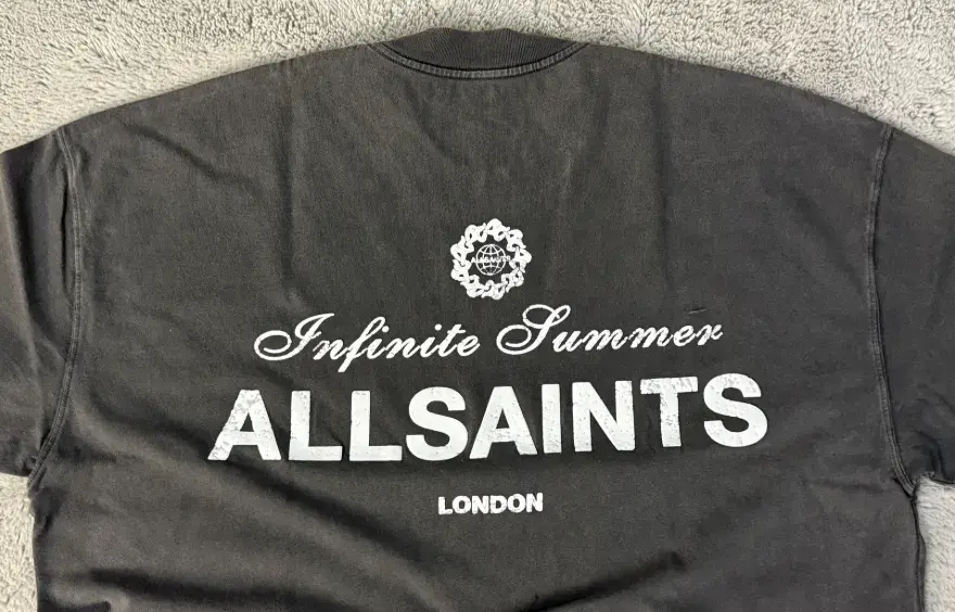 ORIGINÁLNÍ ZNAČKOVÉ TRIČKO ALLSAINTS SOLEIL (WASHED BLACK)