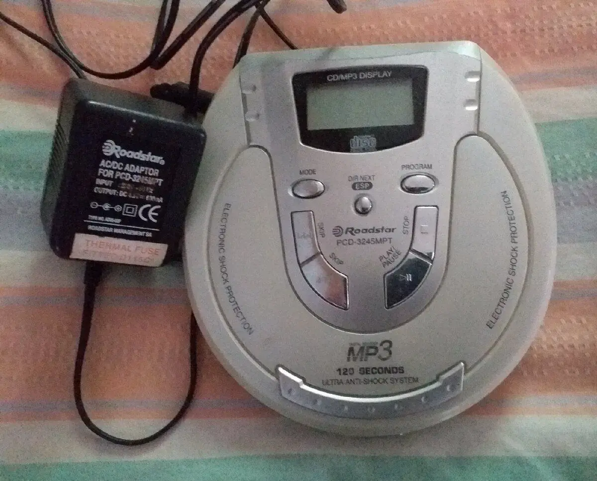 Discman Roadstar PCD-3245MPT