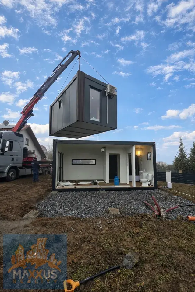 Moderní modulový dům 3+kk, 36 m² – nízké náklady, možnost úp