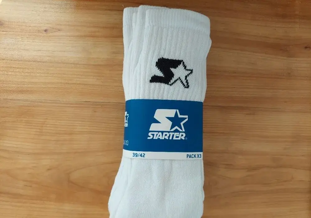 3 páry ponožky vysoké Starter 39/42 unisex pánské dámské