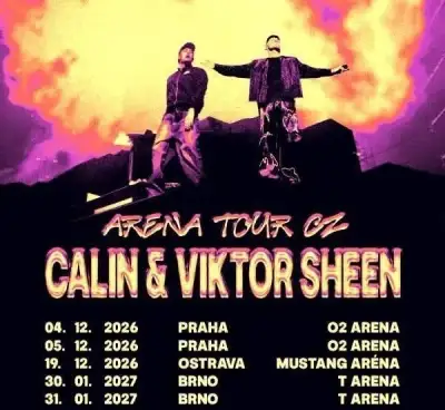 Calin & Viktor Sheen - Arena Tour 31.01.2027 - Brno