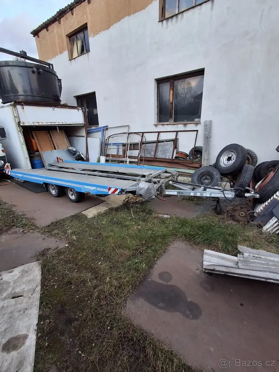 hliníkový hydraulicky sklopný autopřepravník WM Meyer 3t