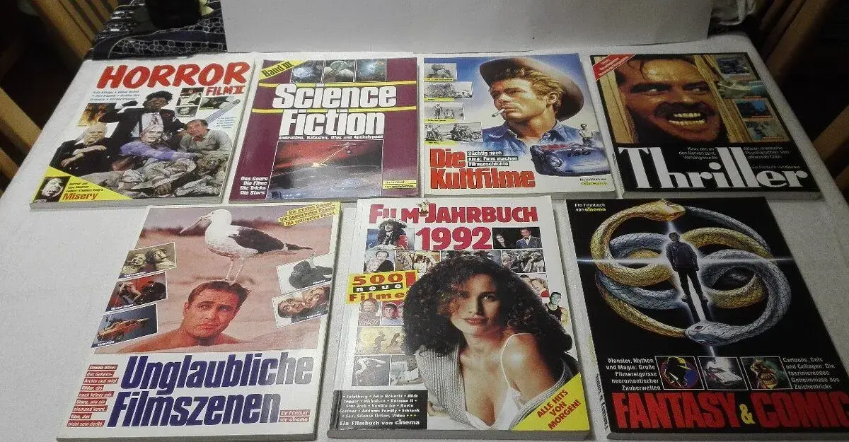 Filmové katalogy CINEMA - německy - poslední 3 ks - 90. léta