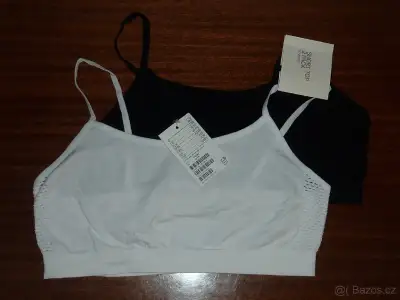Nová-H&M-2x Bezešvá podprsenka-12-14 Let
