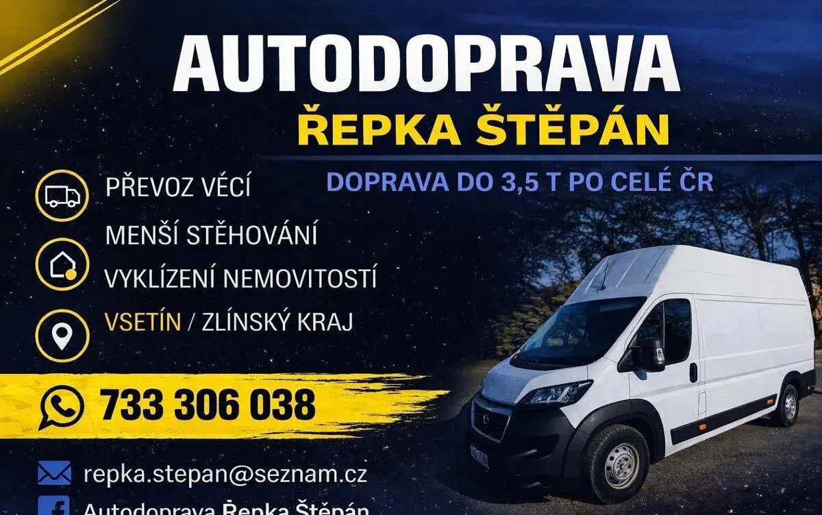 Vyklízení nemovitostí, převoz věcí, autodoprava