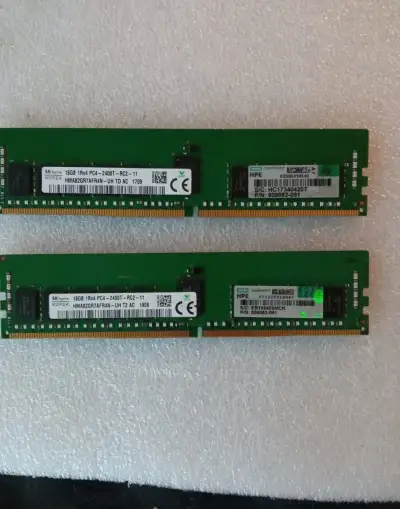 32GB/2x16GB/SK hynix HPE DDR4-2400 ECC RDIMM 1Rx4 HMA82GR7AF