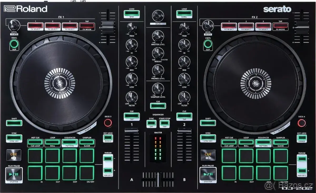 Kompaktní DJ kontrolér Roland DJ-202