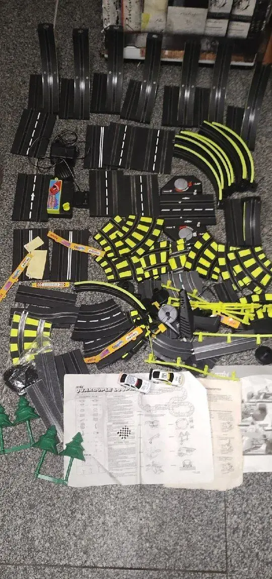 Autodráha Quadruple looping -na náhradní díly
