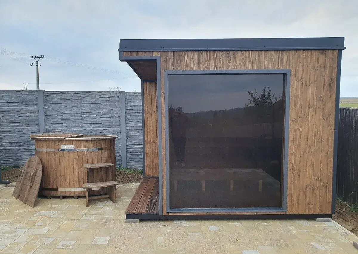 Wellness kontejner finska sauna