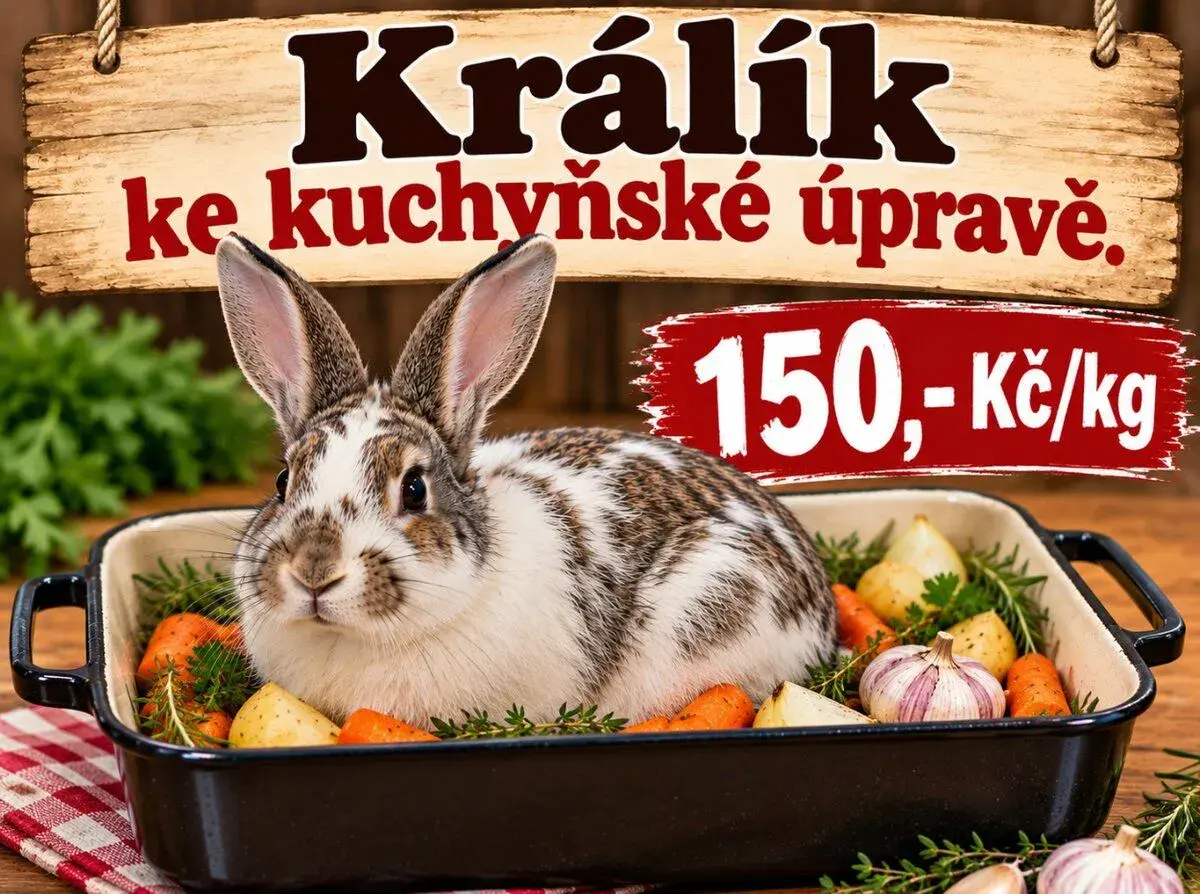 Králík ke kuchyňské úpravě