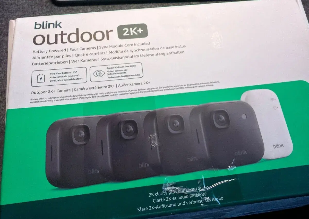 Blink Outdoor 2K+ – sada 3 bezdrátových venkovních kamer