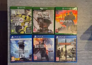 hry na PS4 a Xbox One 100-200kč za kus