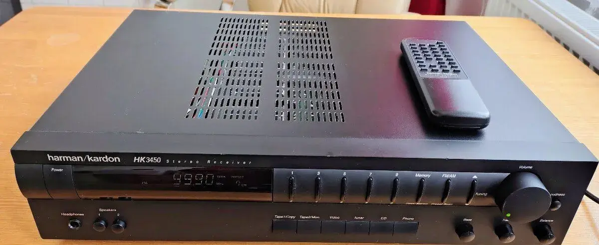 Harman/Kardon HK 3450 – Stereo receiver + originální dálkové