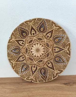 Gravírovaná mandala