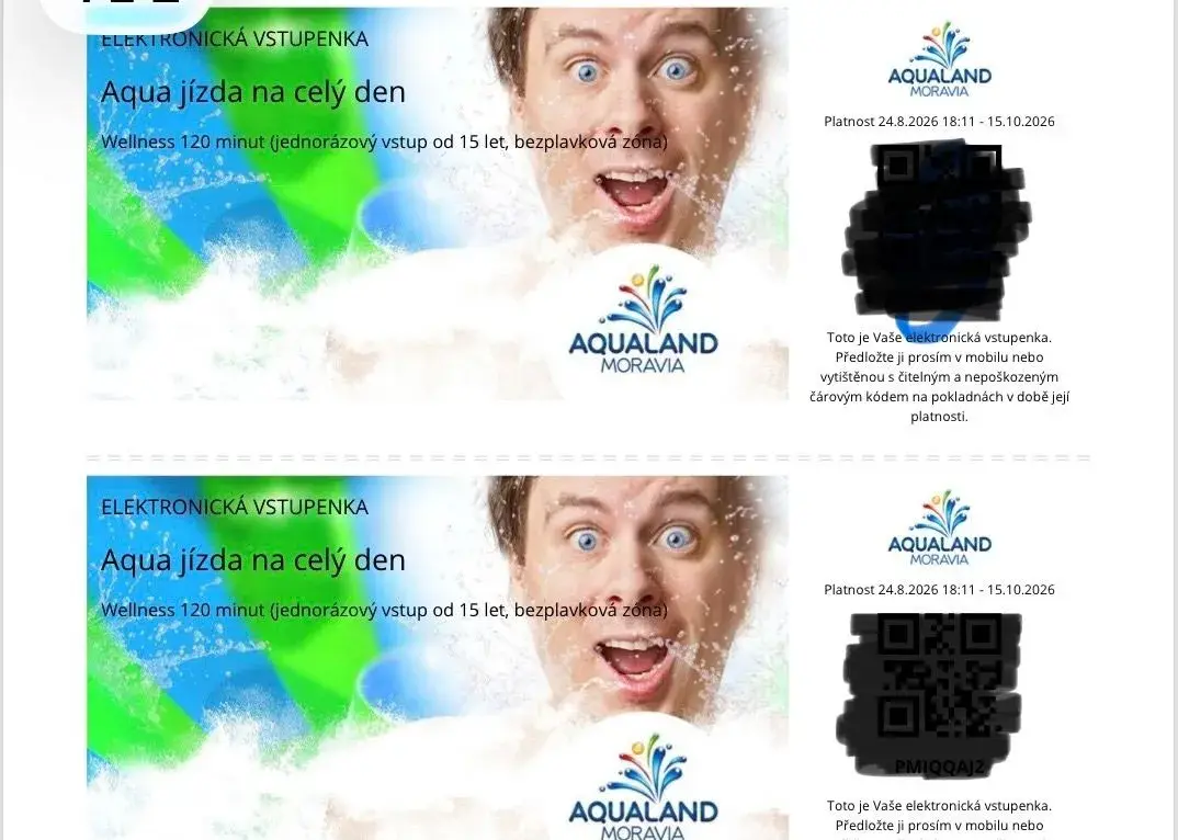 Celodenní vstupenka do Aqualandu Moravia + sauna