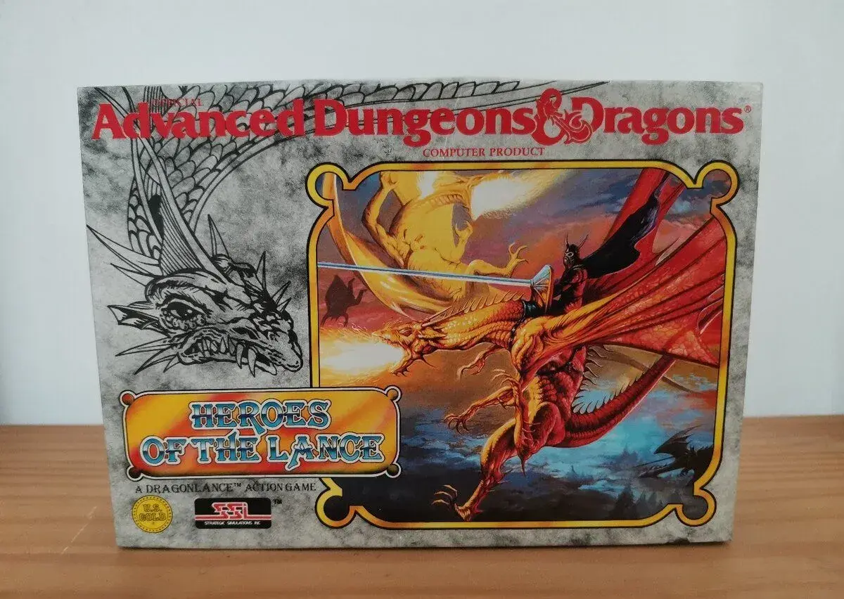 Advanced Dungeon&Dragon Heroes of the Lance BIG BOX ATARI ST