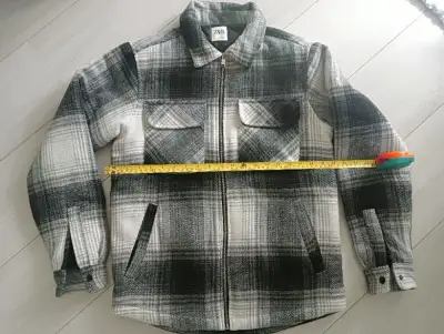 ZARA košilová teplá bunda vel. S