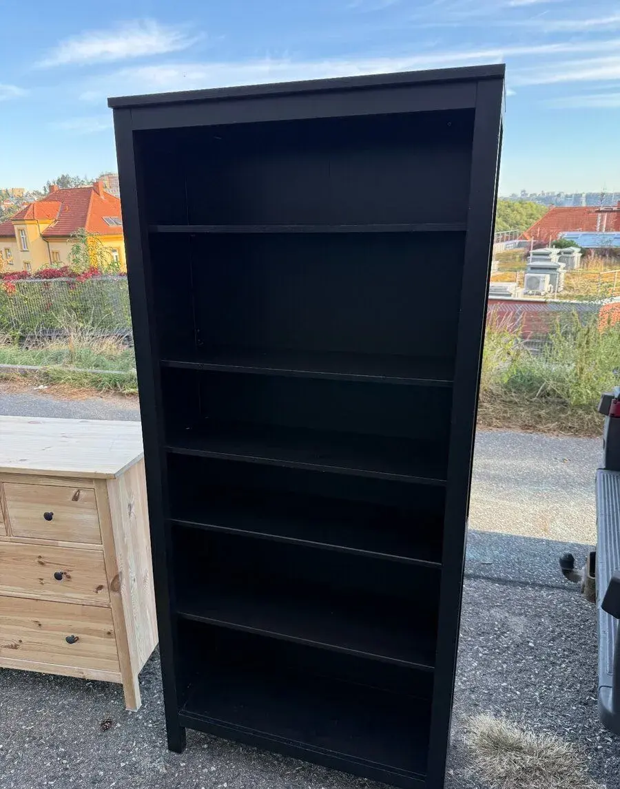 Knihovna IKEA Hemnes - černohnědá