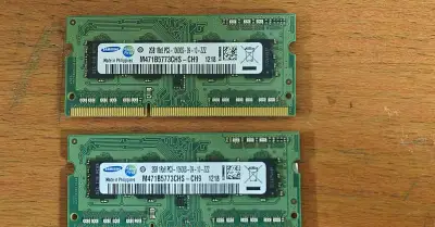 Samsung 4GB (2×2GB) DDR3 1333MHz SO-DIMM