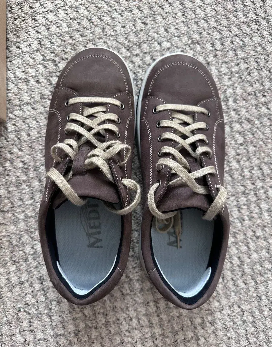 Pánské kožené polobotky Medi Walk - vel.43